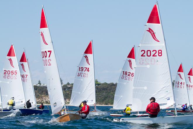 Coming back on Port tack after the start. - 39th Sabre Australian Championship ©  Alex McKinnon Photography http://www.alexmckinnonphotography.com